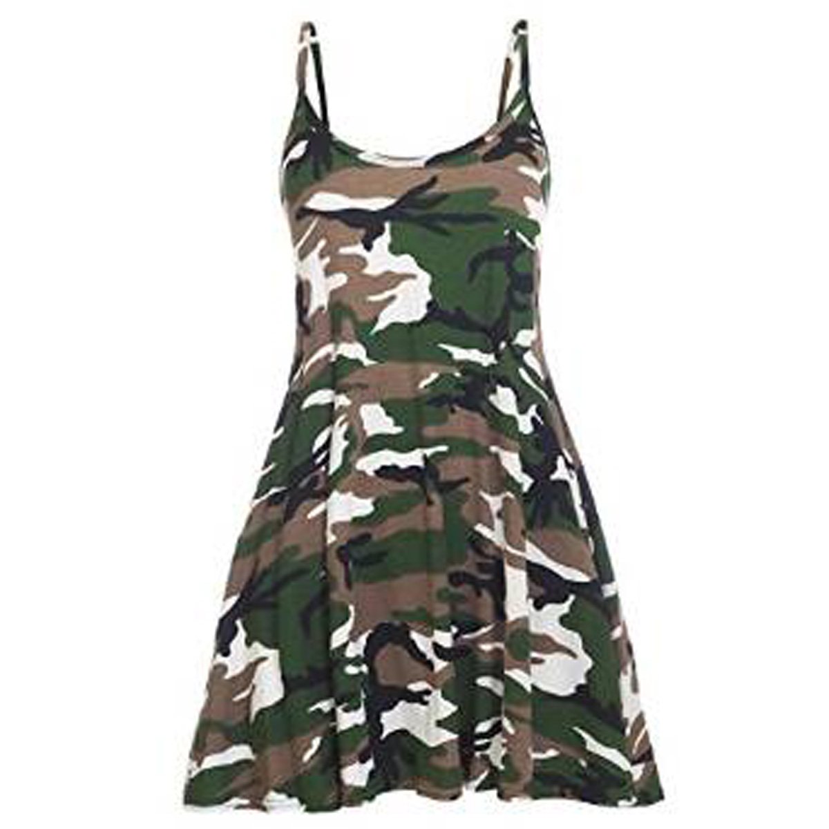 camouflage swing dress