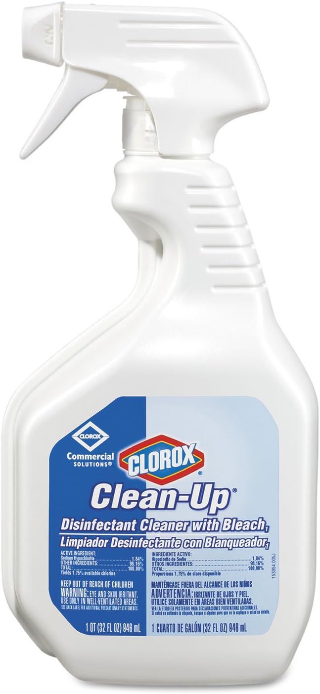 ** Clean-Up Disinfectant Cleaner with Bleach, 32oz Smart Tube Spray