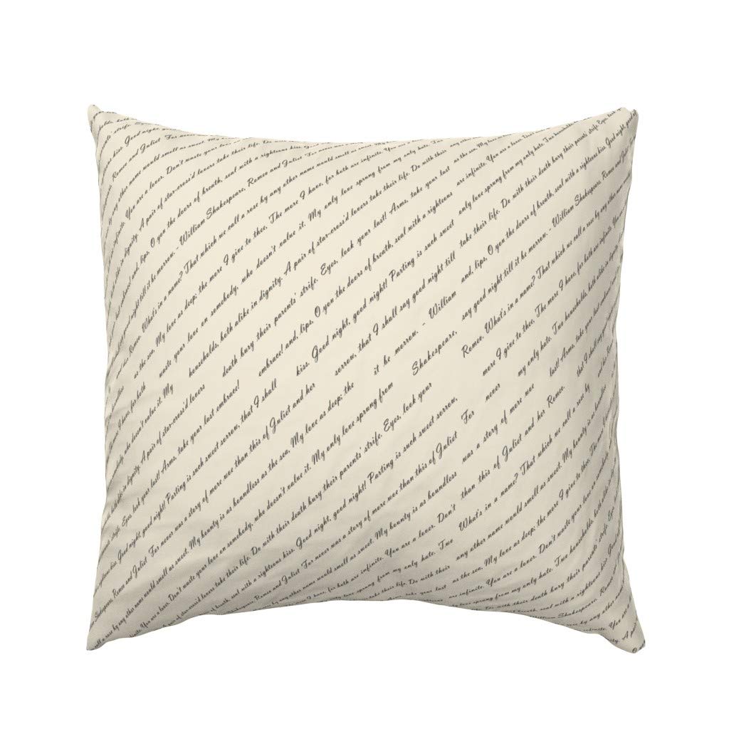 Amazon Com Shakespeare Euro Knife Edge Pillow Sham Romeo Juliet