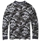 Under Armour Amplify Camo Thermal Crew - Men's Steel / Stealth Gray / Stealth Gray Small