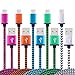 Micro USB Cable, Sicodo 5-Pack High Speed [3FT] Nylon Braided USB 2.0 A Male to Micro B Data Sync Charger Cable Compatible,Samsung Galaxy S7 S6 Edge, HTC, Sony, PS4, LG, BlackBerry and More