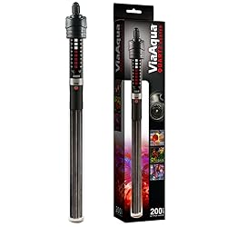 ViaAqua 200-Watt Quartz Glass Submersible Heater
