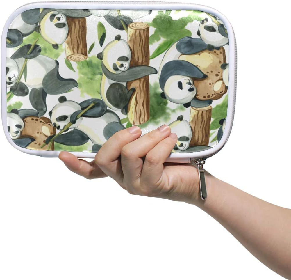 Watercolor Cute Panda School Pencil Case Pen Stationery