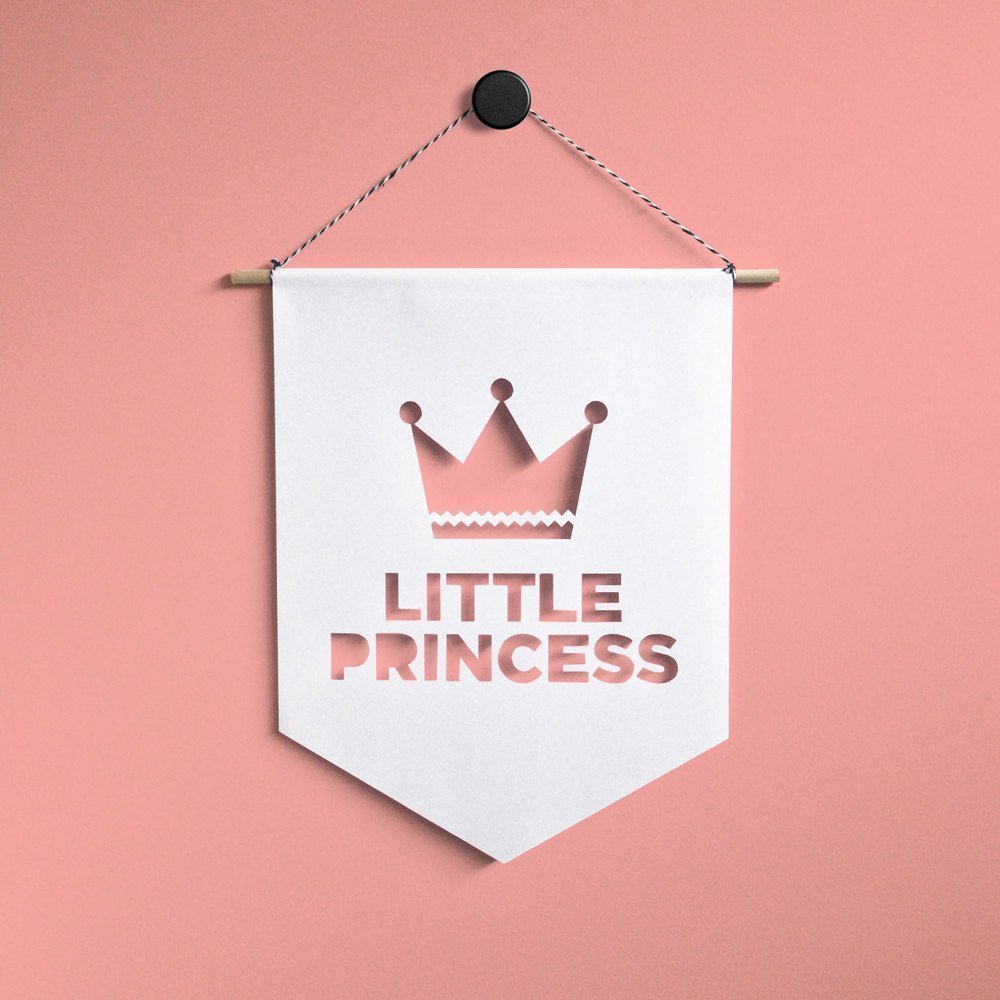 Amazon Com Nursery Decor Little Princess Wall Hanging Banner