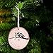 Caydo Natural Wood Slices, 50 Pieces 2.4-2.8 Inch Unfinished Wood Slices with Color Pens, Natural Jute Twine and Cotton String for Christmas Home Hanging Decorations and Wedding Ornaments