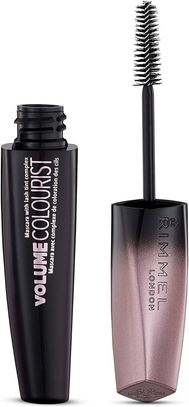 Rimmel London Volume Colourist Máscara de Pestañas, 11 ml, Tono Negro