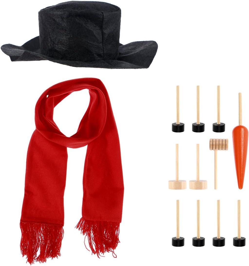 snowman hat and scarf