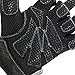 Contraband Pink Label 5137 Women's Padded Weight Lifting and Rowing Gloves w/Grip-Lock Padding (Pair) - Machine Washable Fingerless Workout Gloves Designed Specifically for Women (Gray, Small)