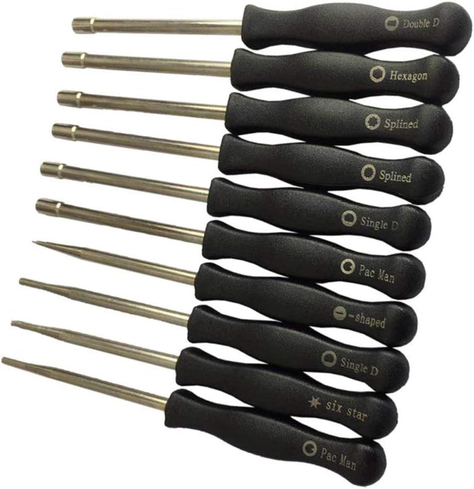 10 Pcs Carburetor Adjustment Tool Screwdriver Kit for Common 2 Cycle Carburator Adjusting Small Engine Carb Tune up Adjusting Tool  - - 