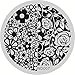 NICOLE DIARY Rose Nail Art Stamp Template Image Stamping Plate NDP-007