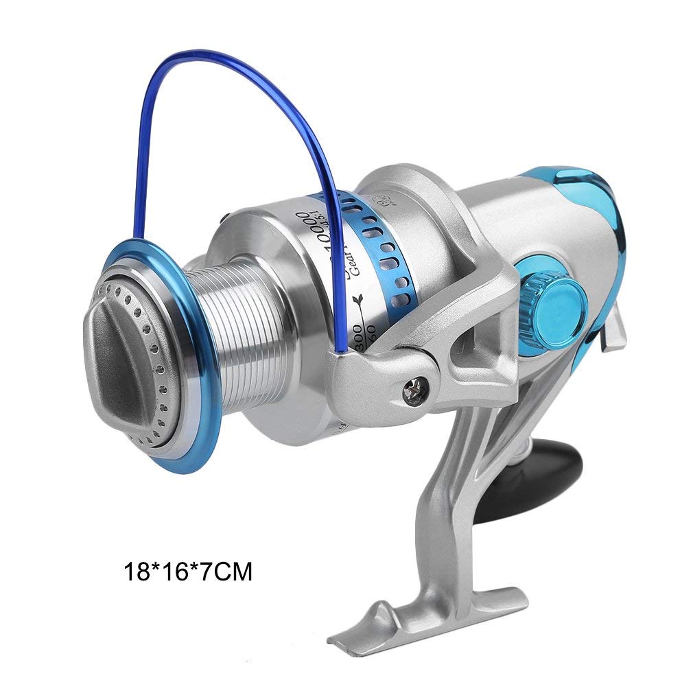 海釣りリール ボールベアリング B07jy71krq 9 1 高速海水スピニングリール 4 5 1 Sbピンリール Homgrace 高耐久 ロッド リールセット 豪奢な