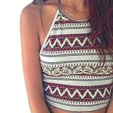 ABC® Women Boho Tank Tops Bustier Bra Vest Crop Bralette Cami