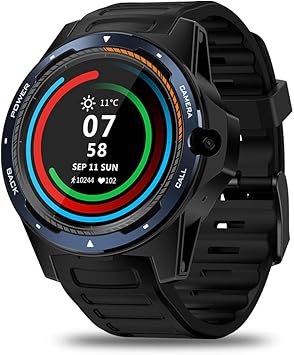 Webla Reloj, 1.39 pulg. Reloj inteligente GPS BT4.0 podómetro ...