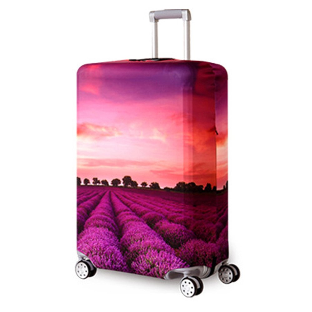 Travel Suitcase Protector Zipper Suitcase Cover Washable Print Luggage Cover 18-32 Inch