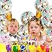 UTOPP 20 Pack Confetti Balloons Tiffany Blue Pink and Gold 12