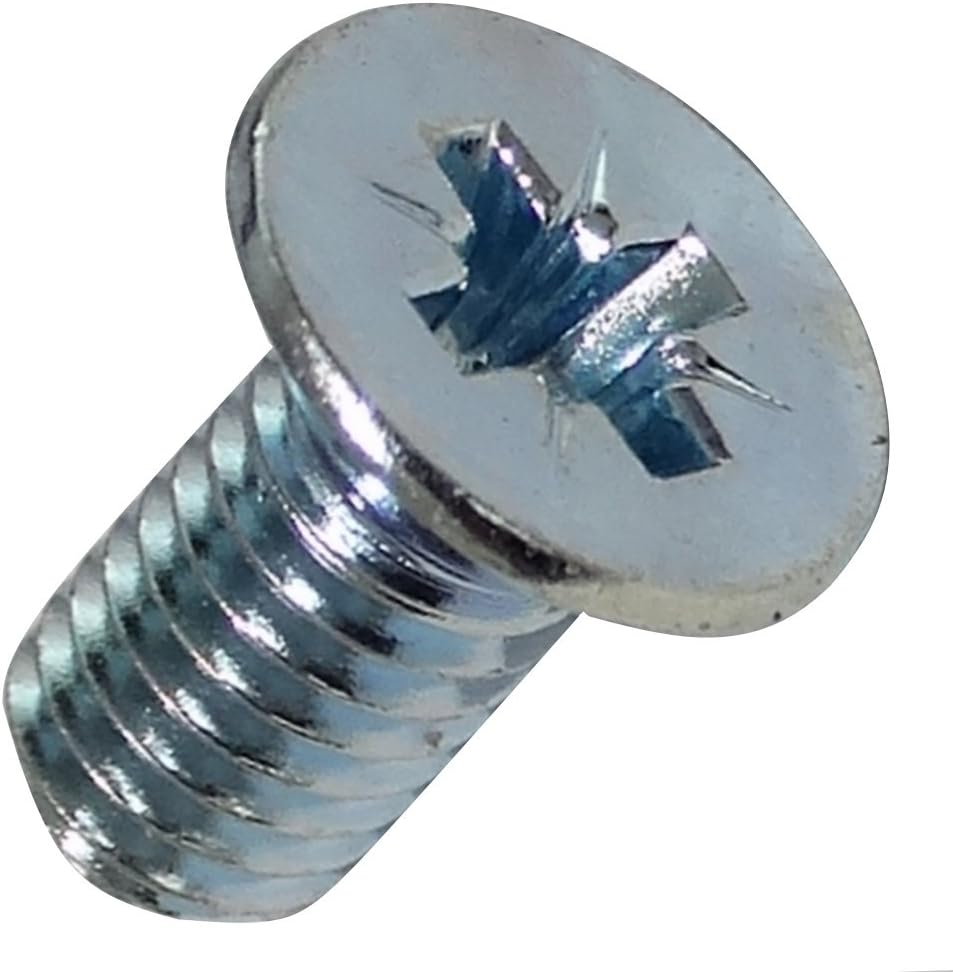 50 Bulloni Testa Conica M5x10mm - Acciaio Zincato, Impronta PZ2, DIN 965A - Foto 9