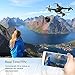 RC Drone Foldable Flight Path FPV VR Wifi RC Quadcopter 2.4GHz 6-Axis Gyro Remote Control Drone with 720P HD 2MP Camera Drone