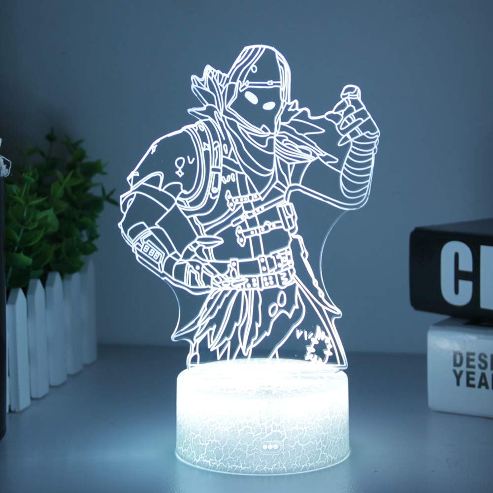 Amazon Com Raven Fortress Battle Royale Led Lamp With Crack Base Changeable Usb Touch Light 3d Visual Bulbing Lampen Children S Room Decor Holiday Light Home Improvement