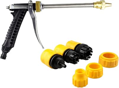 Pistola pulverizadora de agua de metal con chorro de alta presión