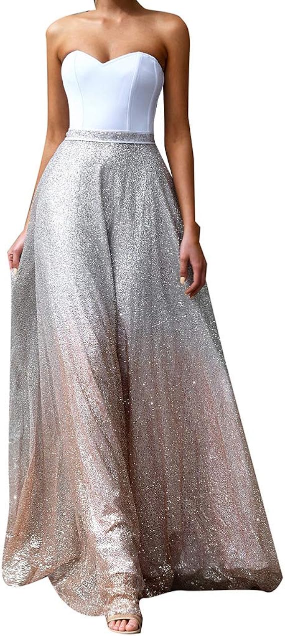 sequin maxi prom dress