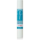 Con-Tact Brand 05F-C5T11-06 Simple Elegance Embossed Non-Adhesive Shelf and Drawer Liner, White Diamonds, 12"x5'