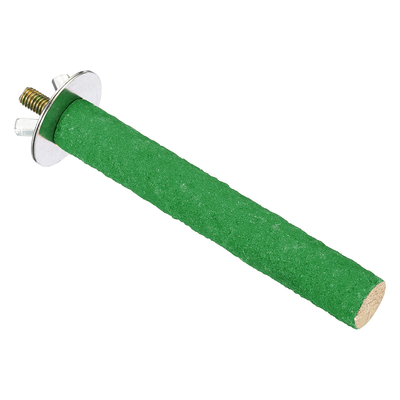 PATIKIL 0.6x3.9 Inch Bird Cage Perch, Parrot Stand Paw Grinding Stick Bird for Parakeet Cockatiel Cage Accessory, Green