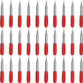 30 Pcs 45 Degree Standard Cutting Blades, Replacement Blades Compatibility with Explore 4/3/Air 2/Air/Air one/Maker/Maker 4/3/2/Expression for Most Vinyl Fabric Cutting