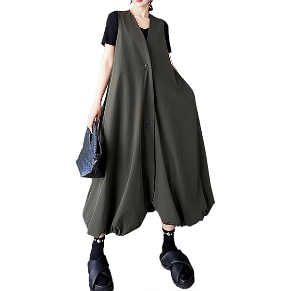 Ellazhu Women's Button Down Shirt Dress - Long Sleeve Asymmetrical Hem Casual Style