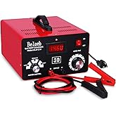 Beleeb Adjustable Battery Charger 12V 24V 36V 48V 60V 72V Smart LCD Display Pulse Repair Desulfator Cable Clamps Automotive Maintainer for Golf Cart Mower Boats, PWCs Truck RV ATV SUV