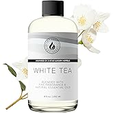 Aroma Country White Tea Diffuser Oil - Luxury Essential Oils for Diffuser Refill & Air Freshener Room Spray, Long-Lasting, Natural Home Fragrance and Hotel Scent for Diffusers & Machines (8.5 Fl Oz)