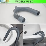 LRMYS U-Shaped Drain Outlet Hose Hook 20-26mm Pipe ABS Gray 1 Pack view 5