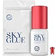 Sky Glue for Eyelash Extensions New | S+ Strongest Lash Extension Glue | Professional Black Adhesive for Long Lasting Semi Permanent Individual Lash Extensions | Fast Drying / 7-8 Week Retention 5ml