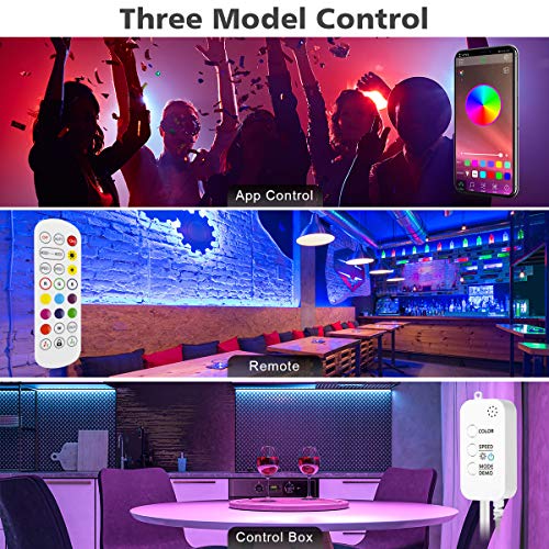 LED Strip Lights, KIKO Smart Color Changing Rope Lights 16.4ft/5M SMD