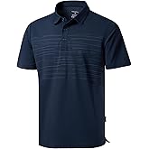 Men's Golf Shirts Dry Fit Moisture Wicking Performance Short Sleeve Collared Polo Shirts for Casual Athletic Business