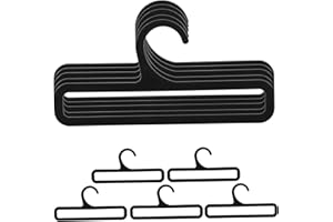 FELTECHELECTR 10pcs Clothes Hanger Towel Holder Scarf Rack Clothes Rack Scarf Organizer for Closet Scarf Holder Organizer Hangers Belt Organizer Scarf Display Belt Hanger Rectangle Tie Plastic