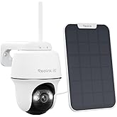 REOLINK First 4K Solar Security Cameras Wireless Outdoor, Argus PT Ultra+ 3W Solar Panel, 360° Pan Tilt Auto-Tracking, 8MP Co