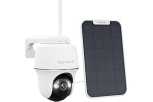 REOLINK First 4K Solar Security Cameras Wireless Outdoor, Argus PT Ultra+ 3W Solar Panel, 360° Pan Tilt Auto-Tracking, 8MP Co