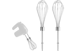 2pcs Hand Mixer Beaters Blender Attachments for Black & Decker, Stainless Steel Durable Hand Handheld Mixer Replacement Parts