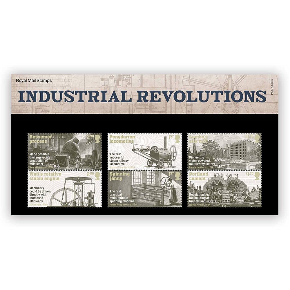 Industrial Revolutions Stamp Presentation Pack 2021