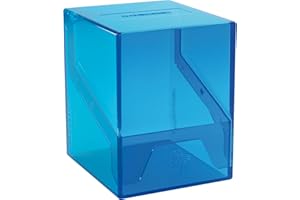 Gamegenic Bastion 100+ XL Deck Box - Compact, Secure, and Perfectly Organized for Your Trading Cards! Safely Protects 100+ Double-Sleeved Cards, Blue Color, Made