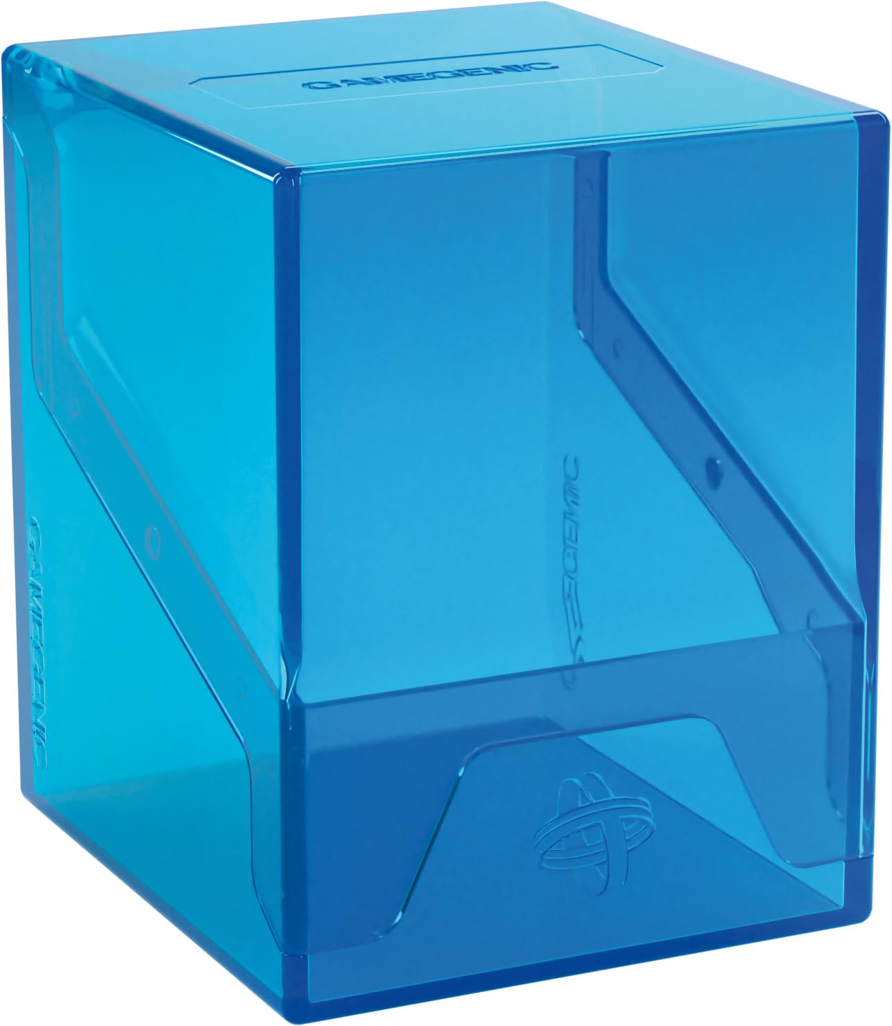 Photo 1 of Gamegenic Bastion 100+ XL Deck Box - Compact, Secure, and Perfectly Organized for Your Trading Cards! Safely Protects 100+ Double-Sleeved Cards, Blue Color, Made