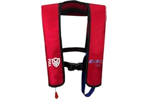 VOGUCCLO Manual Inflatable Life Jacket | Inflatable PFD Jackets for Adults|Kayak Life Vest | PFD Low Profile for Fishing Sail