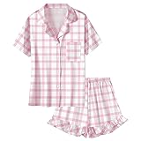 Umeyda Girls Satin Silky Collar V Neck Ruffle Short
