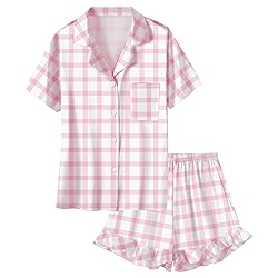 Umeyda Women Satin Pajamas Set, 2Pj Silk Ruffle