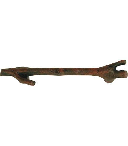 Atlas Homewares Twig Pull – 4.5-Inch Burnished Bronze Cabinet Handle, Natural Style