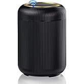 Procade Touchless Trash Can Bathroom,Small Motion Sensor Trashcan with lid | 3 Gallon Automatic Garbage Can,Smart Gold and Black Trash Bin,Auto WasteBasket for Bedroom,Office,Dorm,Toilet, rv, Kitchen