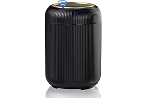 Procade Bathroom Trash Can Automatic Touchless,Motion Sensor Trash Bin,3 Gallon /11 L Smart Office Garbage can with Lid,Small Black Garbage Bin Wastebasket for Bedroom,Toilet, rv, Kitchen,Living Room