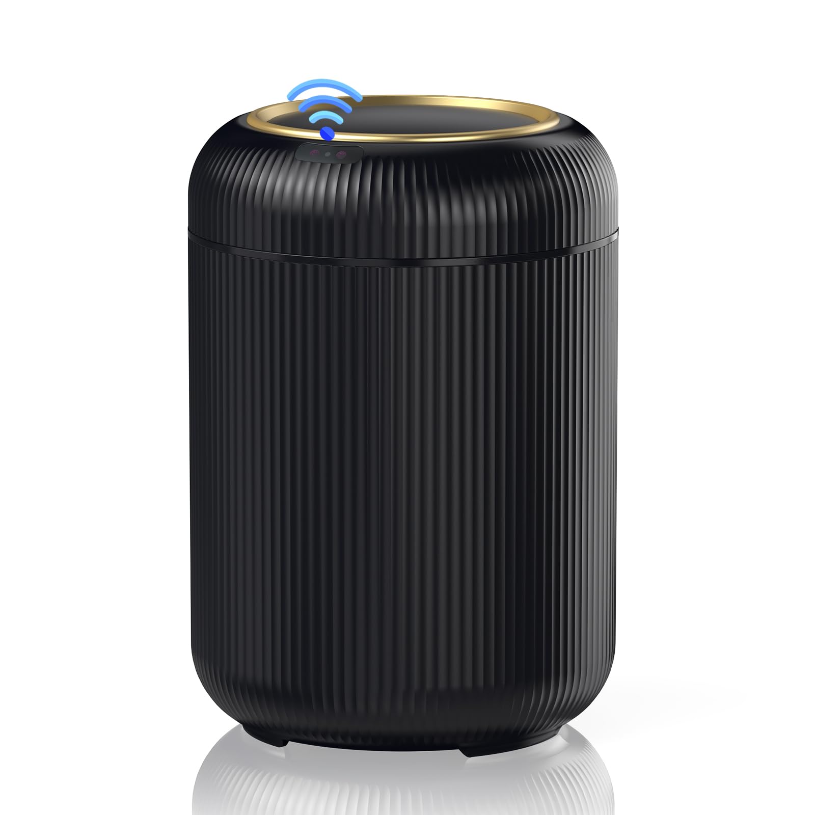 Photo 1 of Procade Bathroom Trash Can Automatic Touchless,Motion Sensor Trash Bin,3 Gallon /11 L Smart Office Garbage can with Lid,Small Black Garbage Bin Wastebasket for Bedroom,Toilet, rv, Kitchen,Living Room