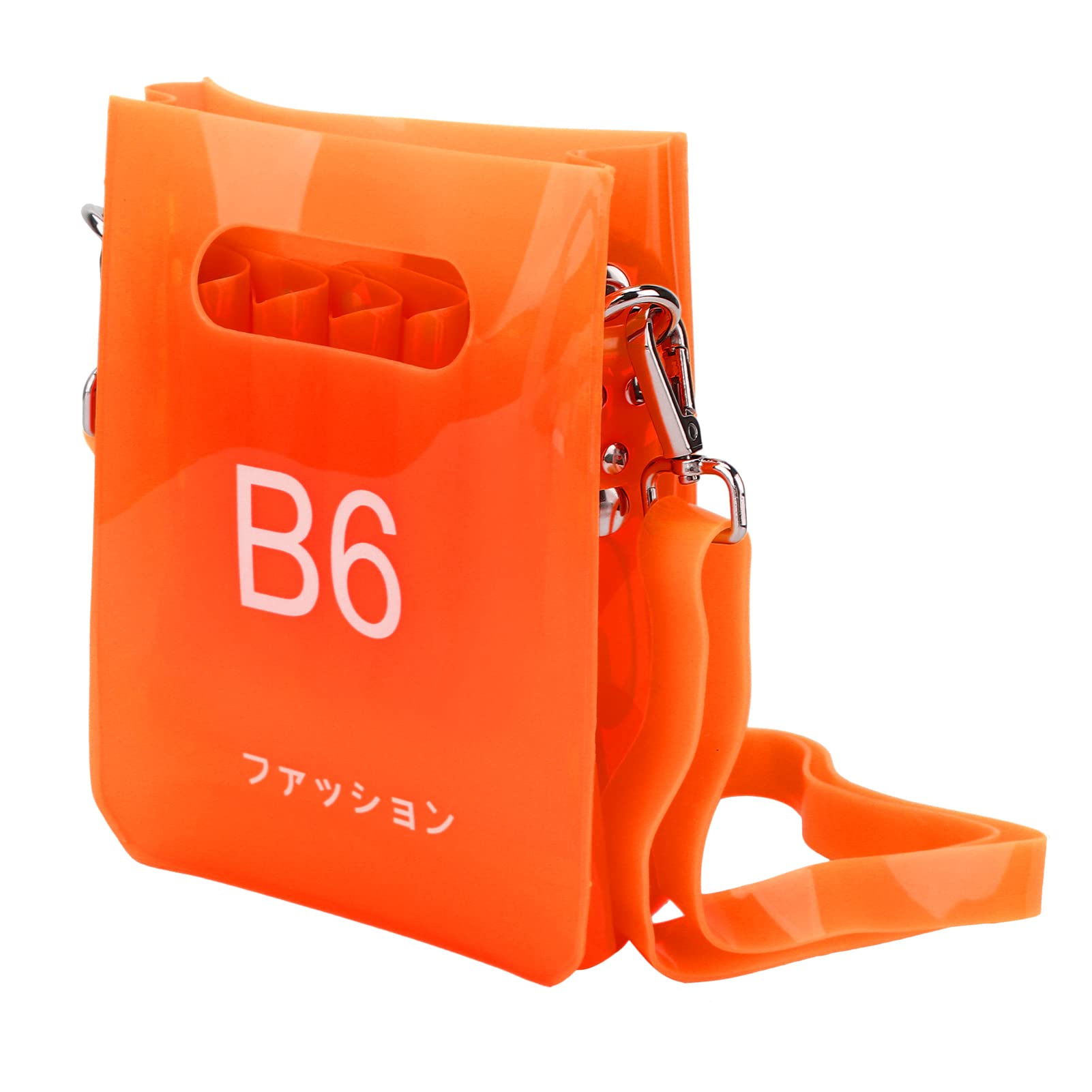 Hairdressing Barber Bag, Colorful Hair Scissor Barber Pouch-Shoulder Belt with Detachable Buckle for Salon Hairdressers(Orange)