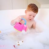 Nuby Fun Watering Can Baby Bath Toy Easy Hold Pink 6+ Months view 4